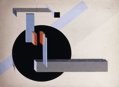 Zaimek N 89 autorstwa Eliezer Markowich Lissitzky