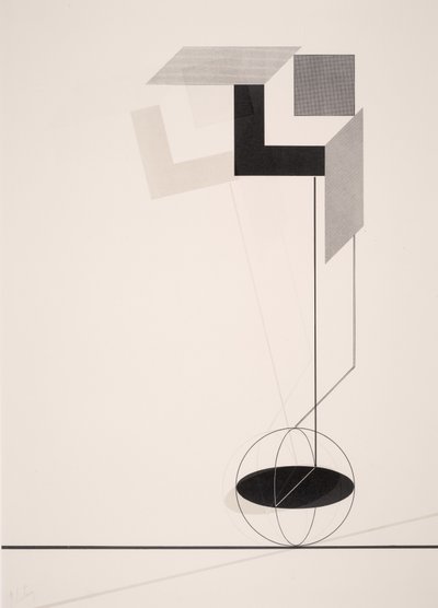 Bez tytułu, 1923 autorstwa Eliezer Markowich Lissitzky