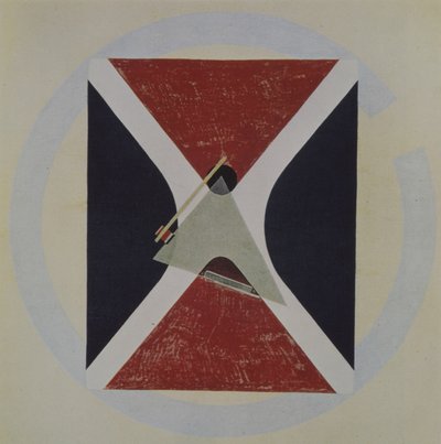 Proun 43, 1924 autorstwa Eliezer Markowich Lissitzky