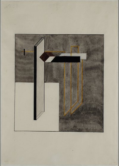 Proun 4B autorstwa Eliezer Markowich Lissitzky