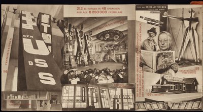 ZSRR. Katalog pawilonu sowieckiego na Międzynarodowej Wystawie Prasowej, Kolonia, 1928 autorstwa Eliezer Markowich Lissitzky