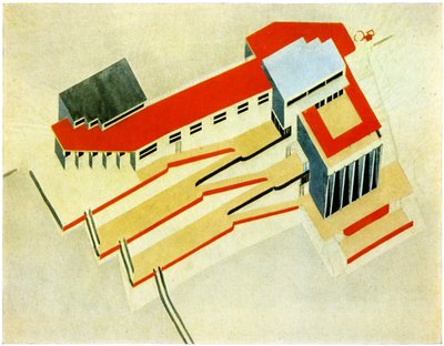 Klub jachtowy autorstwa Eliezer Markowich Lissitzky