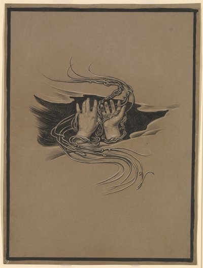 (Ilustracja do Rubáiyát Omara Khayyáma) Ręce dające przebaczenie i ręce proszące o przebaczenie autorstwa Elihu Vedder