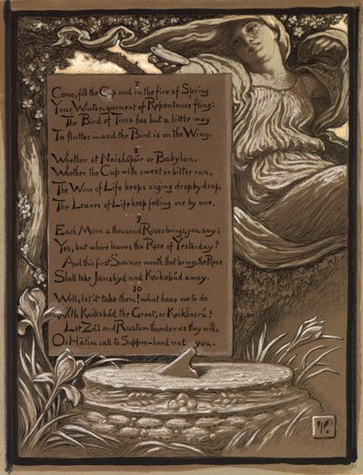 (Ilustracja do Rubáiyát Omara Khayyáma) Zaproszenie autorstwa Elihu Vedder