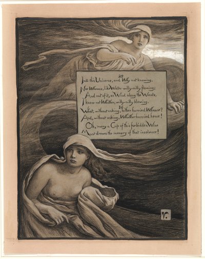 (Ilustracja do Rubáiyát Omara Khayyáma) Skąd i dokąd autorstwa Elihu Vedder