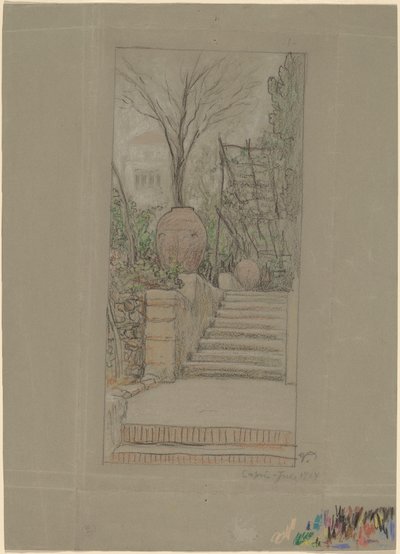 Capri autorstwa Elihu Vedder