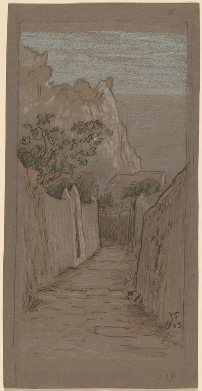 Capri autorstwa Elihu Vedder