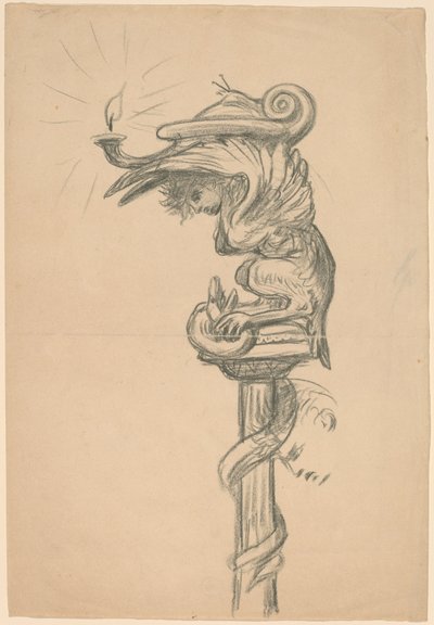 Szczegół małżeństwa córki winorośli, ok. 1930 r. 1890. autorstwa Elihu Vedder