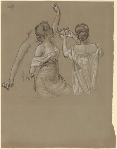biesiadnicy dionizyjscy autorstwa Elihu Vedder