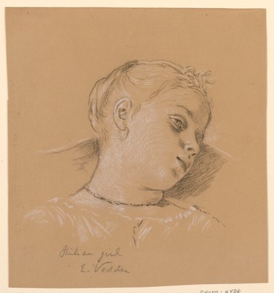 Włoska dziewczyna autorstwa Elihu Vedder
