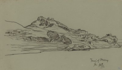 Podróż po Nilu, Tmui z Ptolemeusza, 1890. autorstwa Elihu Vedder
