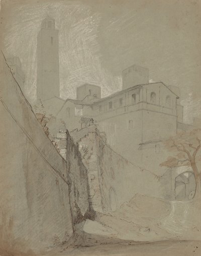 Orvieto, ok. 1890. autorstwa Elihu Vedder