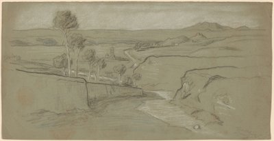 Krajobraz rzymski autorstwa Elihu Vedder