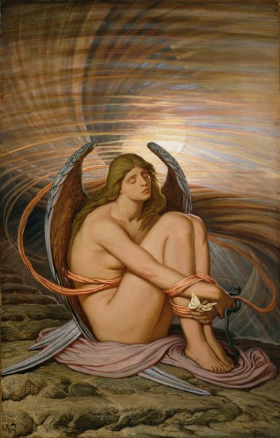 Dusza w niewoli autorstwa Elihu Vedder