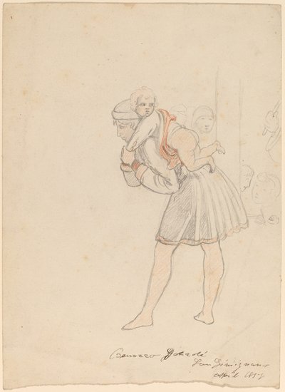 Studium po Gozzoli autorstwa Elihu Vedder