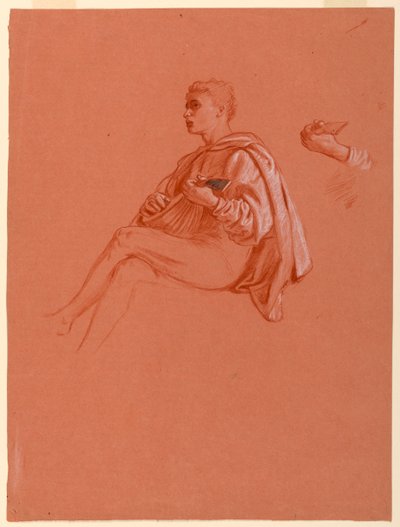 Studium do „Pikniku Florenckiego” autorstwa Elihu Vedder