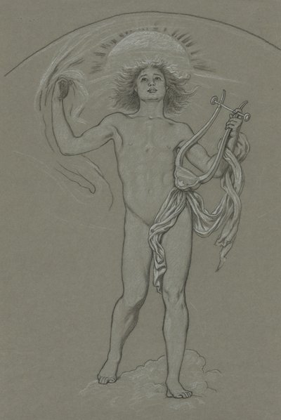 Studium do Apollina autorstwa Elihu Vedder