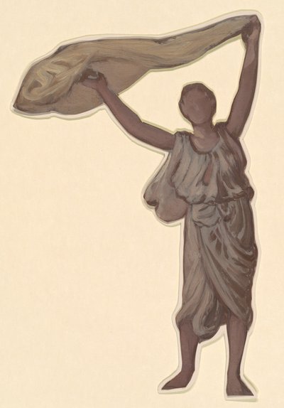 Studium „Kąpiące się greckie dziewczęta” autorstwa Elihu Vedder