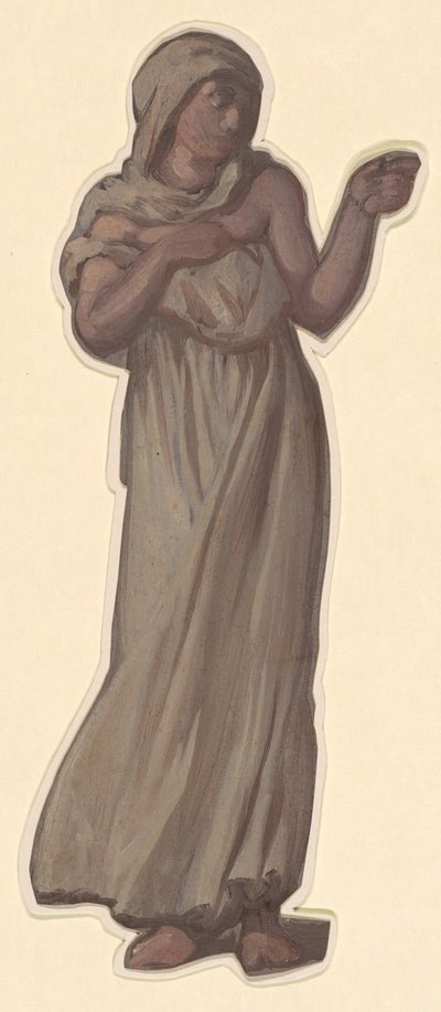 Studium dla greckich dziewcząt kąpiących się, c. 1872. autorstwa Elihu Vedder