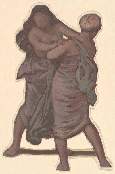 Studium dla greckich dziewcząt kąpiących się, c. 1872. autorstwa Elihu Vedder