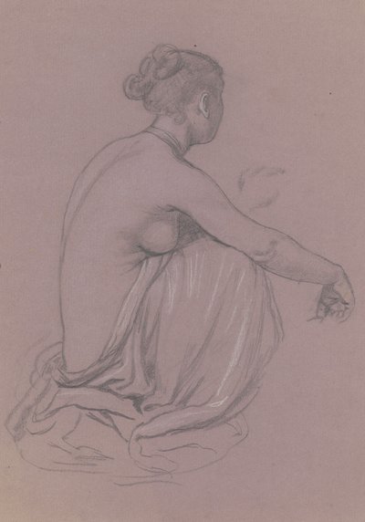Studium dla greckich dziewcząt kąpiących się, c. 1872. autorstwa Elihu Vedder
