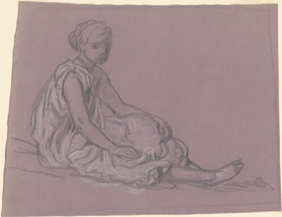 Studium dla greckich dziewcząt kąpiących się, c. 1872. autorstwa Elihu Vedder