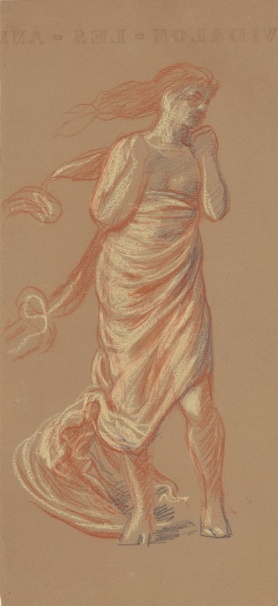 Studium kąpiących się dziewcząt greckich [recto], ok. 1930 r. 1872. autorstwa Elihu Vedder