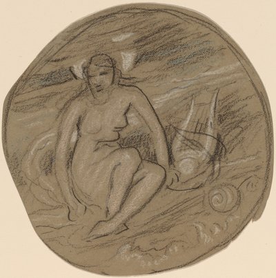Studium Muzyki, ok. godz. 1890. autorstwa Elihu Vedder