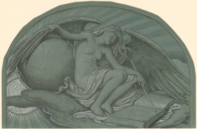Study for The Eclipse of the Sun by the Moon, 1892. autorstwa Elihu Vedder
