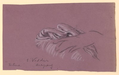 Studium draperii „Fortuny” autorstwa Elihu Vedder