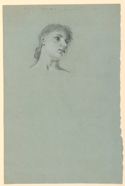 Studium dziewczyny autorstwa Elihu Vedder
