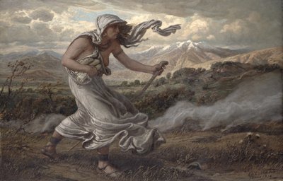 Sybilla Kumejska, 1876 r. autorstwa Elihu Vedder