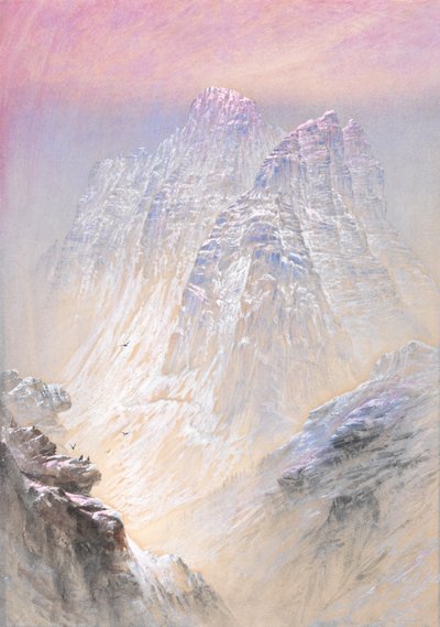 Sasso di Pelmo widziany z St. Luzia w Tyrolu autorstwa Elijah Walton