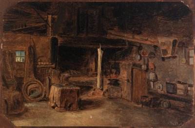 Wnętrze kuźni autorstwa Eliphalet Fraser Andrews