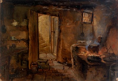 Wnętrze kuchni, b.d. autorstwa Eliphalet Frazer Andrews
