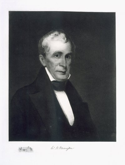 William Henry Harrison, 9. Prezydent Stanów Zjednoczonych Ameryki, wyd. 1901 (fotograwiura) autorstwa Eliphalet Frazer Andrews