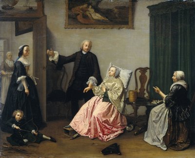 Wizyta lekarska autorstwa Elisabeth Geertruida Wassenbergh