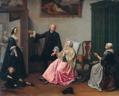 Wizyta u lekarza autorstwa Elisabeth Geertruida Wassenbergh