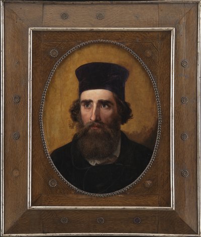 Portret duńskiego malarza Thoralda Læssøe (1816-1878) autorstwa Elisabeth Jerichau Baumann