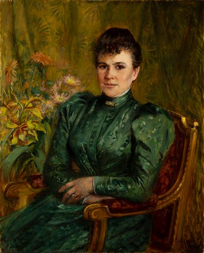 Anna Kjöllerfeldt, z domu Sinebrychoff (1854-1943) autorstwa Elisabeth Keyser