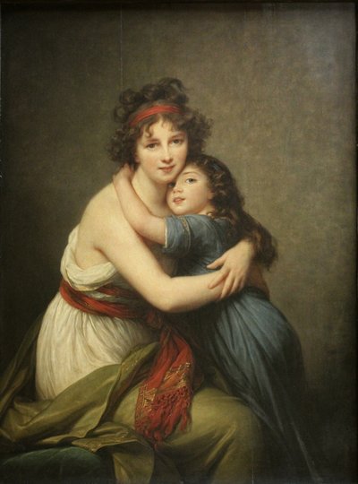 Elisabeth Louise Vigée-Lebrun, Madame Vigée-Lebrun i jej córka autorstwa Élisabeth Louise Vigée Le Brun