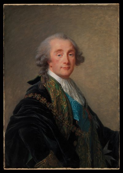 Aleksander Karol Emanuel de Crussol-Florensac (1743-1815) autorstwa Elisabeth Louise Vigee Lebrun