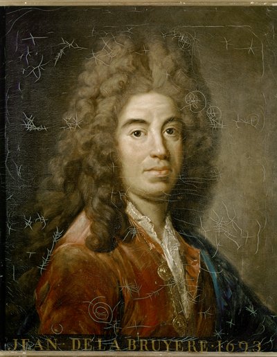 Jean de LA BRUYERE, Portret. 1775 (olej na płótnie) autorstwa Elisabeth Louise Vigee Lebrun