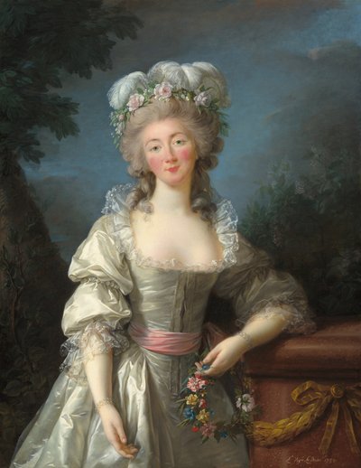 Portret Madame du Barry autorstwa Elisabeth Louise Vigee Lebrun