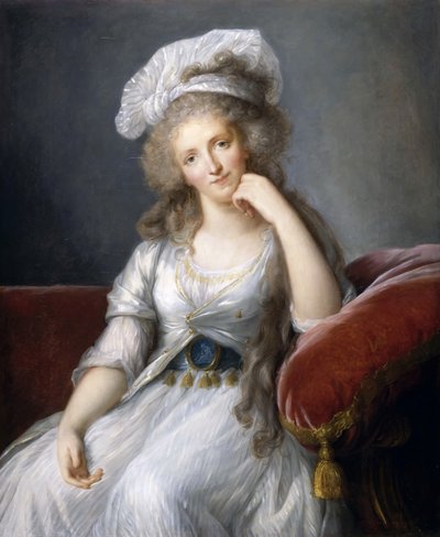Louise Marie Adelaide de Bourbon-Penthièvre, księżna Orleanu autorstwa Elisabeth Louise Vigee-Lebrun