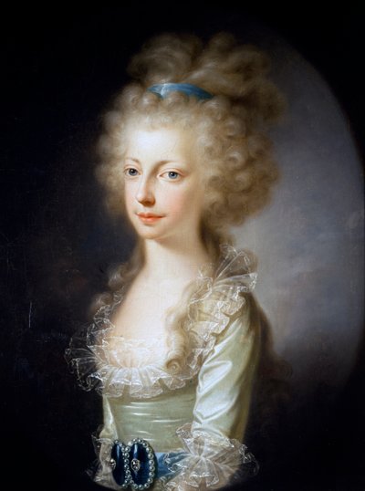 Portret arcyksiężnej Marii Clementiny Austrii (olej na płótnie) autorstwa Elisabeth Louise Vigee Lebrun