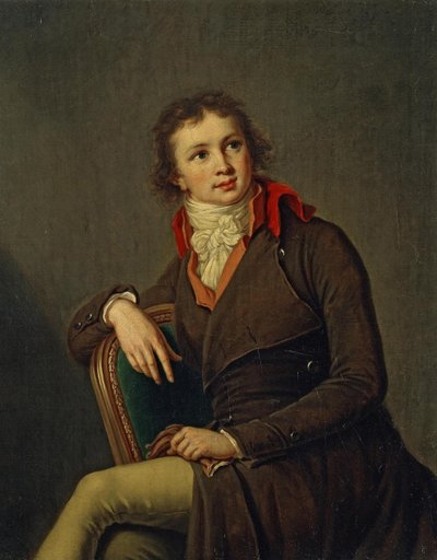 Portret hrabiego Pawła Aleksandrowicza Stroganowa 1774-1817, lata 1790 autorstwa Elisabeth Louise Vigee-Lebrun