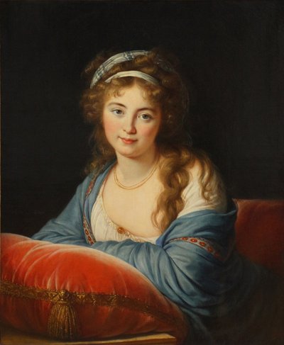 Portret hrabiny Jekateryny Skawronskiej z d. von Engelhardt 1761-1829, 1796 autorstwa Elisabeth Louise Vigee-Lebrun