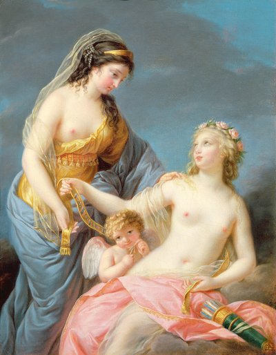 Portret Emmy Hart jako Sybil autorstwa Elisabeth Louise Vigee Lebrun