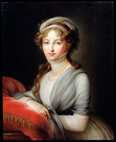 Portret cesarzowej Elżbiety Aleksiejewny, c1795 autorstwa Elisabeth Louise Vigee Lebrun